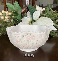 CHALLINOR TAYLOR GLASS CO.'Tree of Life' Milk Glass Bowl U. S. A. C. 1890