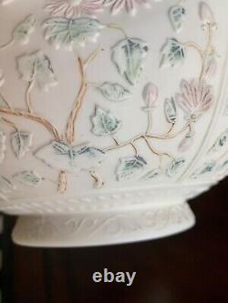 CHALLINOR TAYLOR GLASS CO.'Tree of Life' Milk Glass Bowl U. S. A. C. 1890