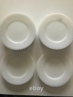 COREX Pyrex Opalescent Milk Glass 8 Plates Dishes RARE 19 Piece Set C212000