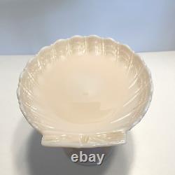 Cambridge Glass Nude Compote Pink Milk Glass Clamshell 7 1/2 Tall