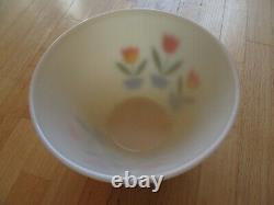 Cl/fire King Oven Ware White Milk Glass Mixing Bowl/tulip/9.5