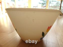 Cl/fire King Oven Ware White Milk Glass Mixing Bowl/tulip/9.5