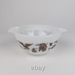 Complete Vintage Pyrex Early American Cinderella Mixing Bowls 441 442 443 444