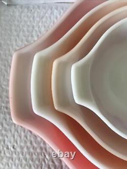 Complete set of 4 Pyrex Friendship Cinderella Mixing Bowls 441 442 443 444