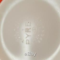 Complete set of 4 Pyrex Friendship Cinderella Mixing Bowls 441 442 443 444