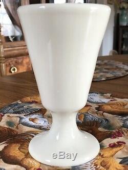 Coors Malted Milk Glass, White With Red Label In Perfect Condition
