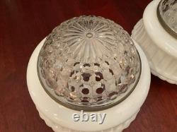 DECO Ceiling Lamp / GlobeVintage MILK GLASS for Hanging / Flush Mount