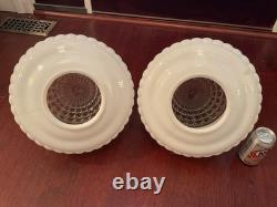 DECO Ceiling Lamp / GlobeVintage MILK GLASS for Hanging / Flush Mount
