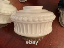 DECO Ceiling Lamp / GlobeVintage MILK GLASS for Hanging / Flush Mount