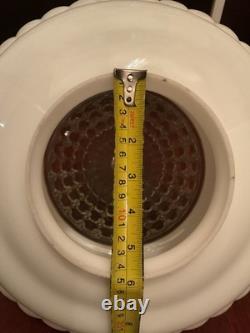 DECO Ceiling Lamp / GlobeVintage MILK GLASS for Hanging / Flush Mount