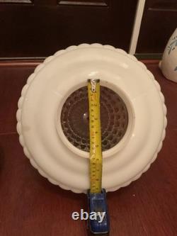 DECO Ceiling Lamp / GlobeVintage MILK GLASS for Hanging / Flush Mount