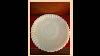 Depression Milk Glass White Monax Petalware Salad Plate 8 Lace Pattern White Special Glass Plat