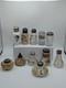 Eapg 1800's Milk Glass Salt Pepper Shakers Rare Lot Of 11 Satsum Painted Goose