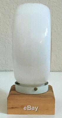 Eco Airmeter Texaco Ethyl Mini Globe Milk Glass 9 3 Base Gas Pump Vintage