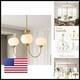 Feazac Yhj004-3wh-sgt 3-light Mid Century Sputnik Chandelier White Milk Glass