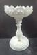 Fenton 2 Piece Centerpiece Peg Candlestick Bowl Hobnail Milk Glass