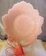 Fenton11.5cake Platemint+perfvintage50spastel Pink Milk Glassleafhandled