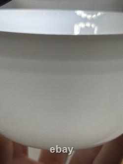 Federal Glass Nesting Mixing Bowl Set White Milk Glass Set of 5 9876 5