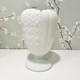Fenton Cupped Daisy Button Vase Vintage Perfect Condition Milk Glass 1950s
