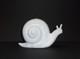 Fenton Glass Milk White Snail Figurine Special Order By Mosser Glass