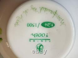 Fenton Hand Painted white milk glass Basket 100th anniversary 24/1500