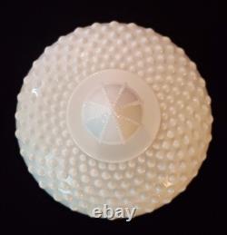 Fenton Hobnail Milk Glass Cookie Jar Large