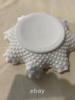 Fenton Milk Glass Hobnail Collection 5 Pieces