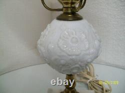 Fenton Milk Glass Lamp