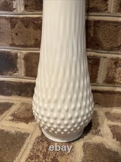 Fenton Swung Vase Glass Milk Glass 22 Vintage