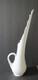 Fenton White Milk Glass Hobnail Swung Pitcher Vase 21 Tall Mcm 16 Fingers