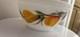 Fire King Anchor Hocking Gay Fad Fruits Painted Milk Glass Mixing Batter Bowl