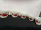 Fire-king Apple Mixing Bowl Set Of 5. Vintage Anchor Hocking Milk Glass