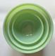 Fire-king Jadeite Green Milk Glass 3-piece Stackable Nesting Bowl Set 7, 6, 5 In