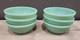 Fire King Jadeite Restaurant Ware Berry Cereal Bowls (set Of 6)