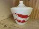 Fire King Kitchen Aid Splash Proof Grease Jar Rare Great Condition