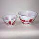 Fire-king Mixing Bowl Kitchen Aid Large And Small Set
