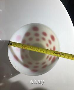 Fire King RED POLKA DOT Nesting Mixing Bowl Set of 4 FREE SHIPPING (U. S. Only)