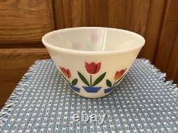 Fire King Tulip Mixing Bowl Set 4.75, 5.25, 5 7/8