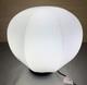 Fogia Big Dimmable White Milk Glass Corded Persimon Table Lamp