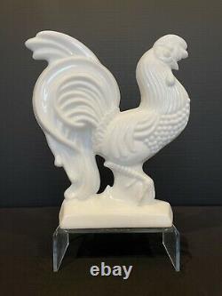 Fostoria Milk Glass Chanticleer