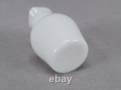 French Hand Blown White Opaline Milk Glass Miniature Pitcher C. 1930s