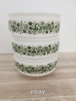 Gemco Pyrex Spring Blossom Crazy Daisy Lazy Susan Server