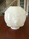 Gone With The Wind Opal White Milk Glass Lion Head Lamp Shade Globe