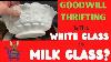 Goodwill Shop Along Thrift With Me Milk Glass Or White Glass What S The Difference