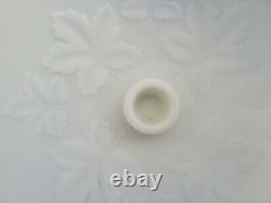 HTF Imperial Milk Glass 2 Piece Epergne Set 1950/196