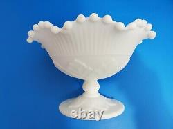 HTF Imperial Milk Glass 2 Piece Epergne Set 1950/196