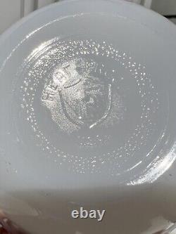 HTF MCM Federal Glass Atomic Dots Mixing Bowls The two smallest Bowls Set of 2