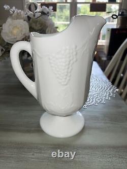 Harvest Milk Glass Pitcher by COLONY 11 Tall Free Shipping