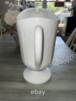 Harvest Milk Glass Pitcher by COLONY 11 Tall Free Shipping