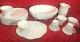 Harvest Milk Glass By Colony 15 Pc Snack Plates, Snack Cups Oval Bowl Vase